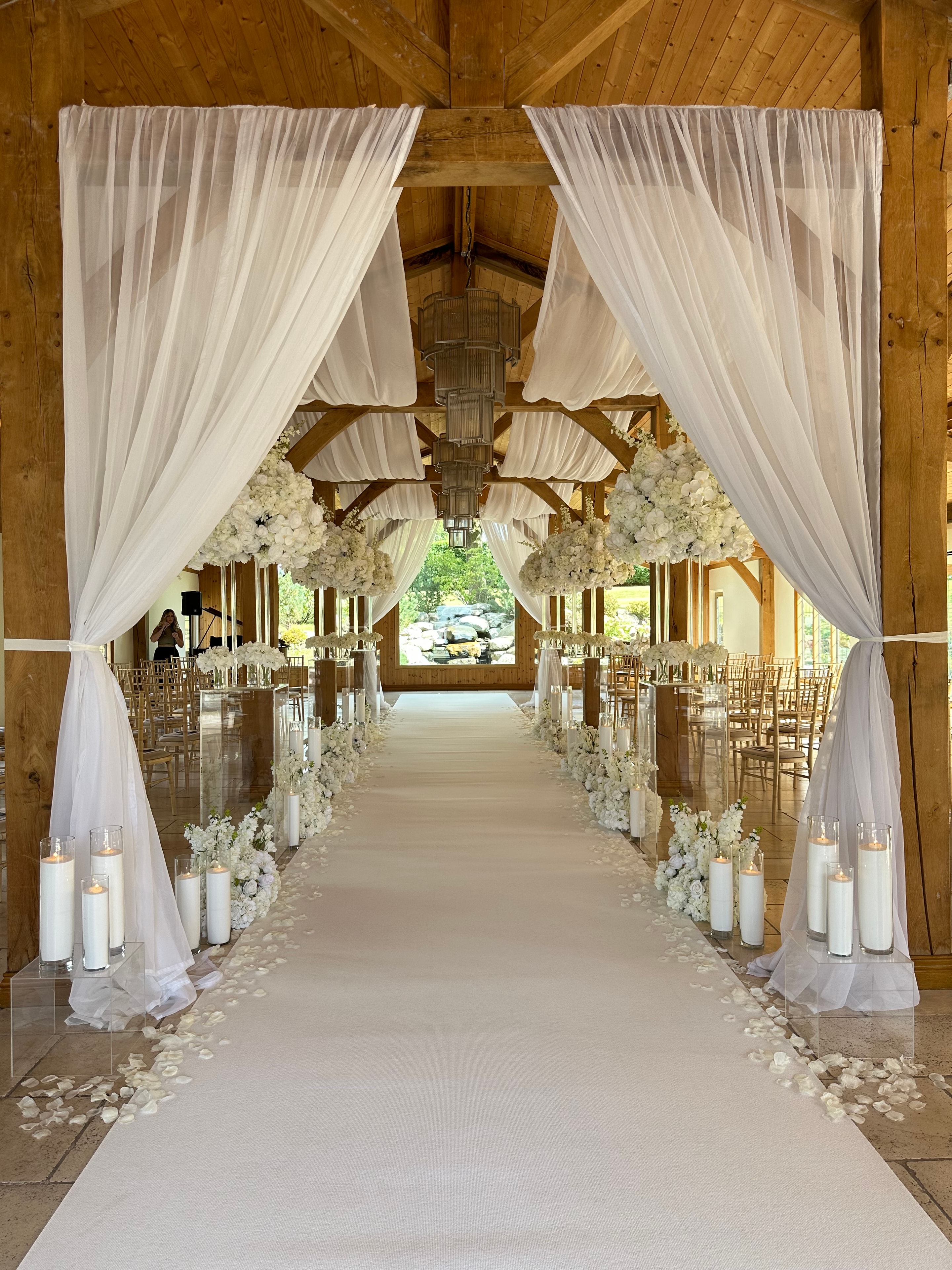 Intimate wedding table styling